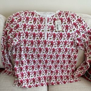 Roller Rabbit Monkey Pajama set size S